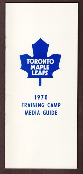 MG70 1970 Toronto Maple Leafs Training Camp